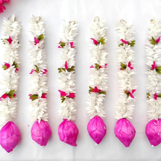 Lotus and Gajra Garland - Pair
